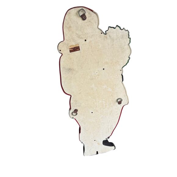 VINTAGE NOMA 1951 PLASTIC ILLUMINATED 30" HIGH CHRISTMAS SANTA BLOW MOLD - Picture 3 of 10